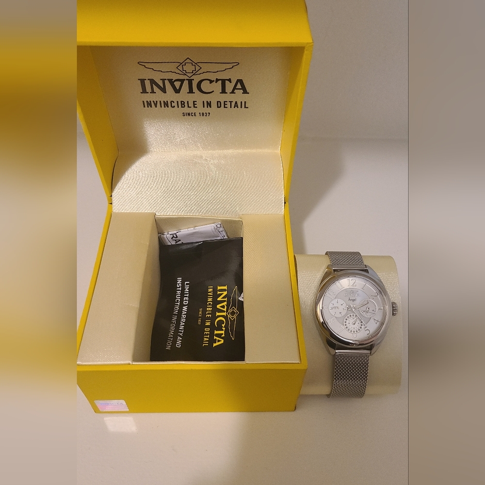 Invicta Angel Silver Watch with Subdials - Picture 3 of 5